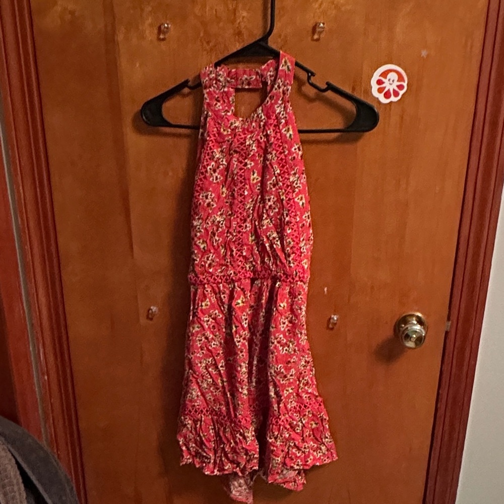 Floral Halter Dress